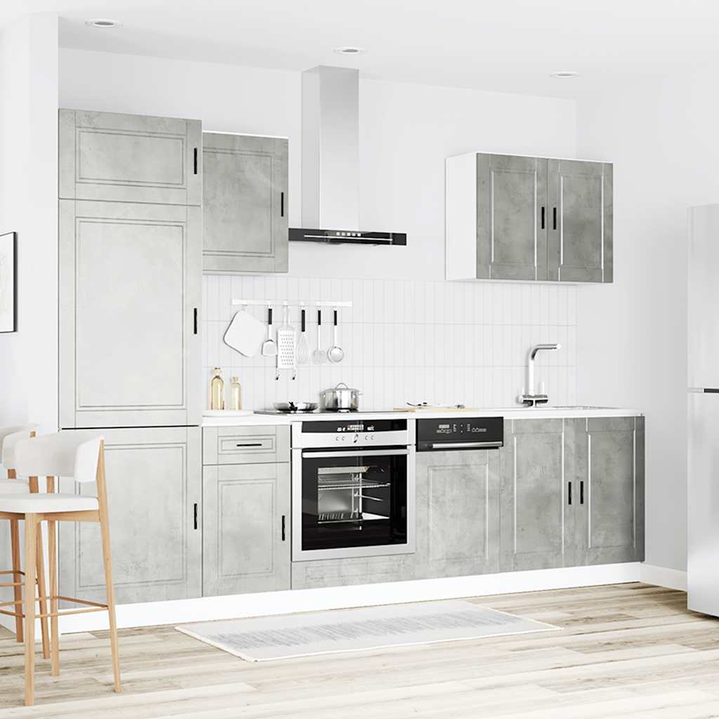 7-tlg. Küchenschrank-Set Porto Weiß Holzwerkstoff