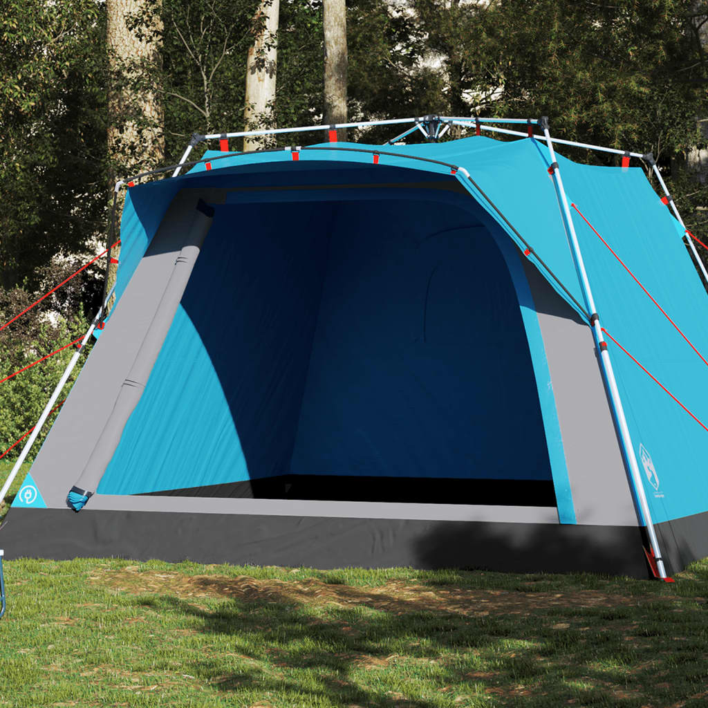 Campingzelt 4 Personen Grün Quick Release