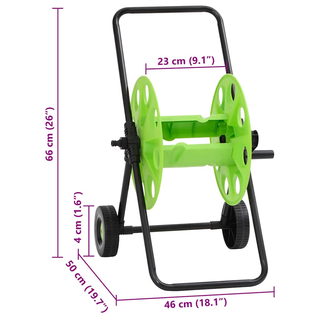 Schlauchtrommel Freistehend für 45 m 1/2" Schlauch Stahl