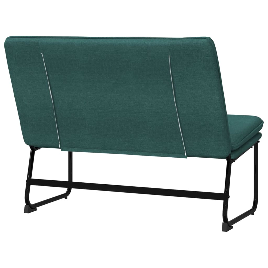 Sitzbank Hellgrau 100x75x76 cm Stoff
