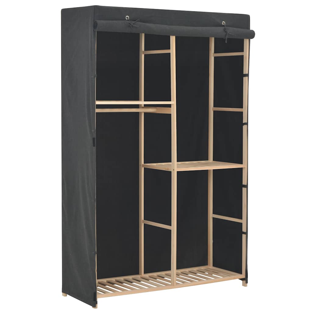 Kleiderschrank mit 3 Ebenen 110 x 40 x 170 cm