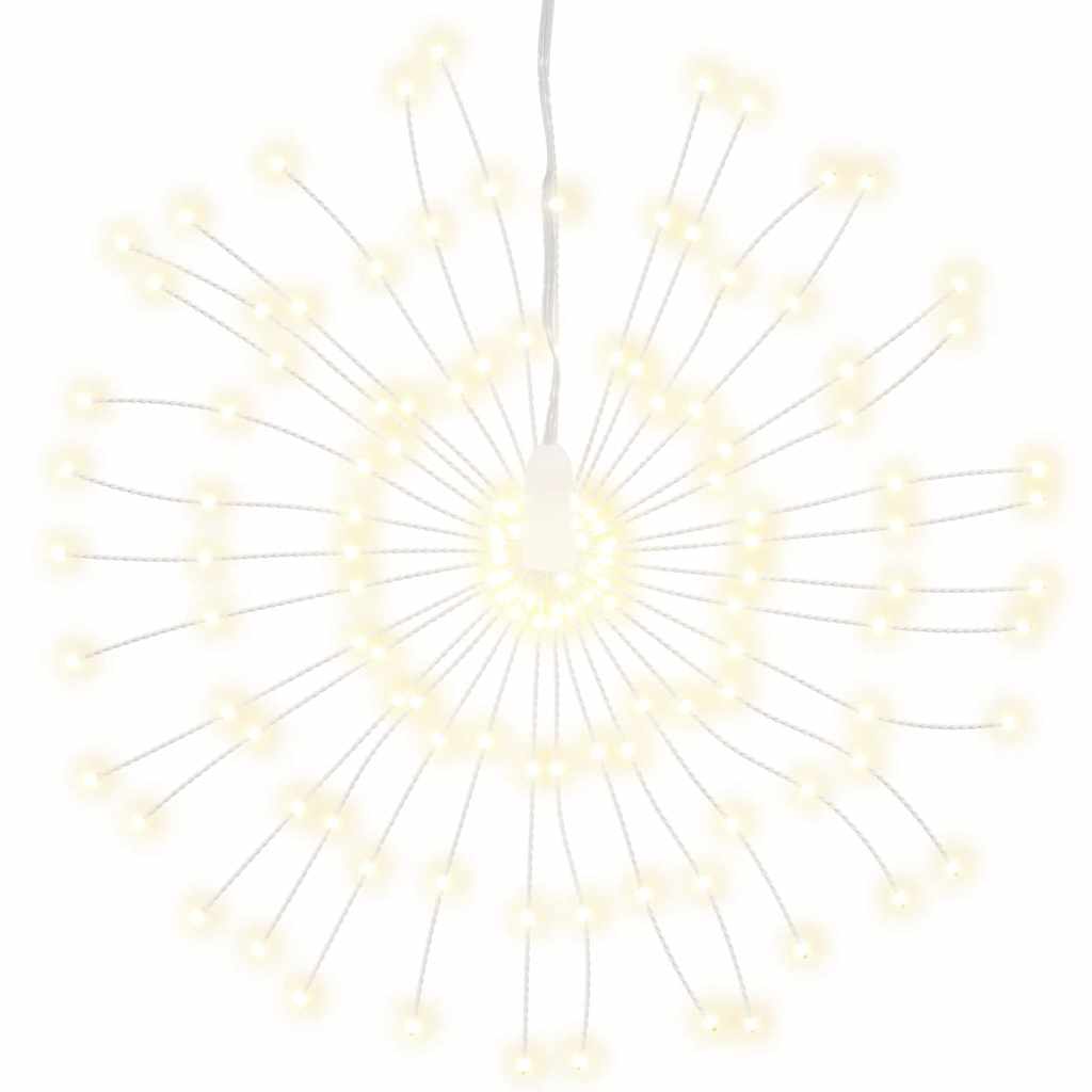 Weihnachtsbeleuchtung Feuerwerk 140 LEDs Warmweiß 17 cm