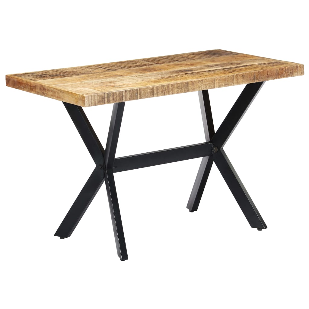 Esstisch Massivholz Mango und Stahlgestell 180 cm