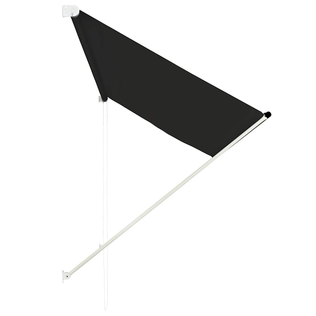 Einziehbare Markise 150×150 cm Blau und Weiß
