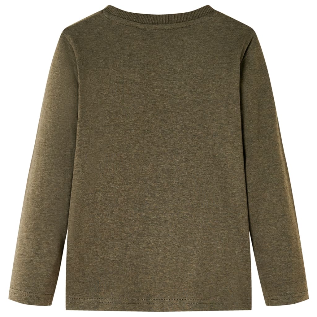 Kinder-Langarmshirt Hellorange 104