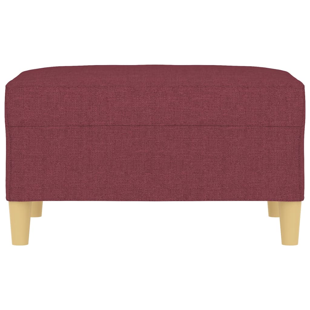 Fußhocker Hellgrau 60x50x41 cm Stoff