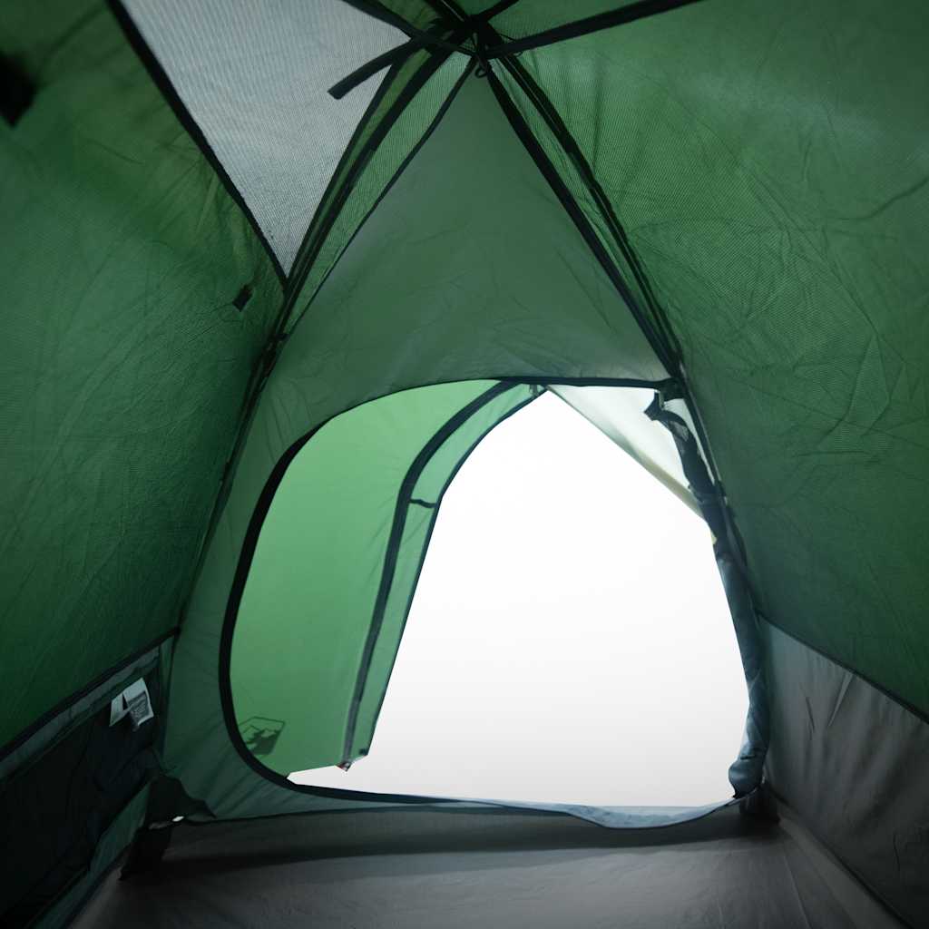 Kuppel-Campingzelt 2 Personen Olivgrün Wasserdicht