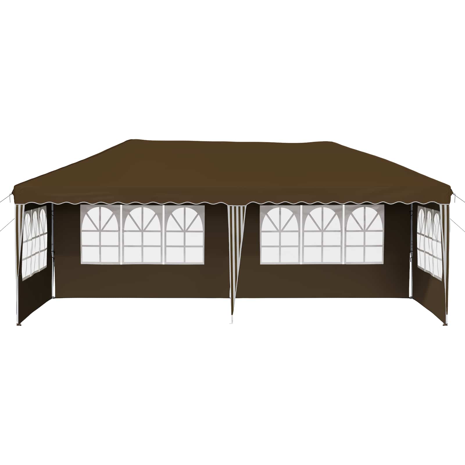 Pop-up Partyzelt 575 x 290 x 245 cm Creme