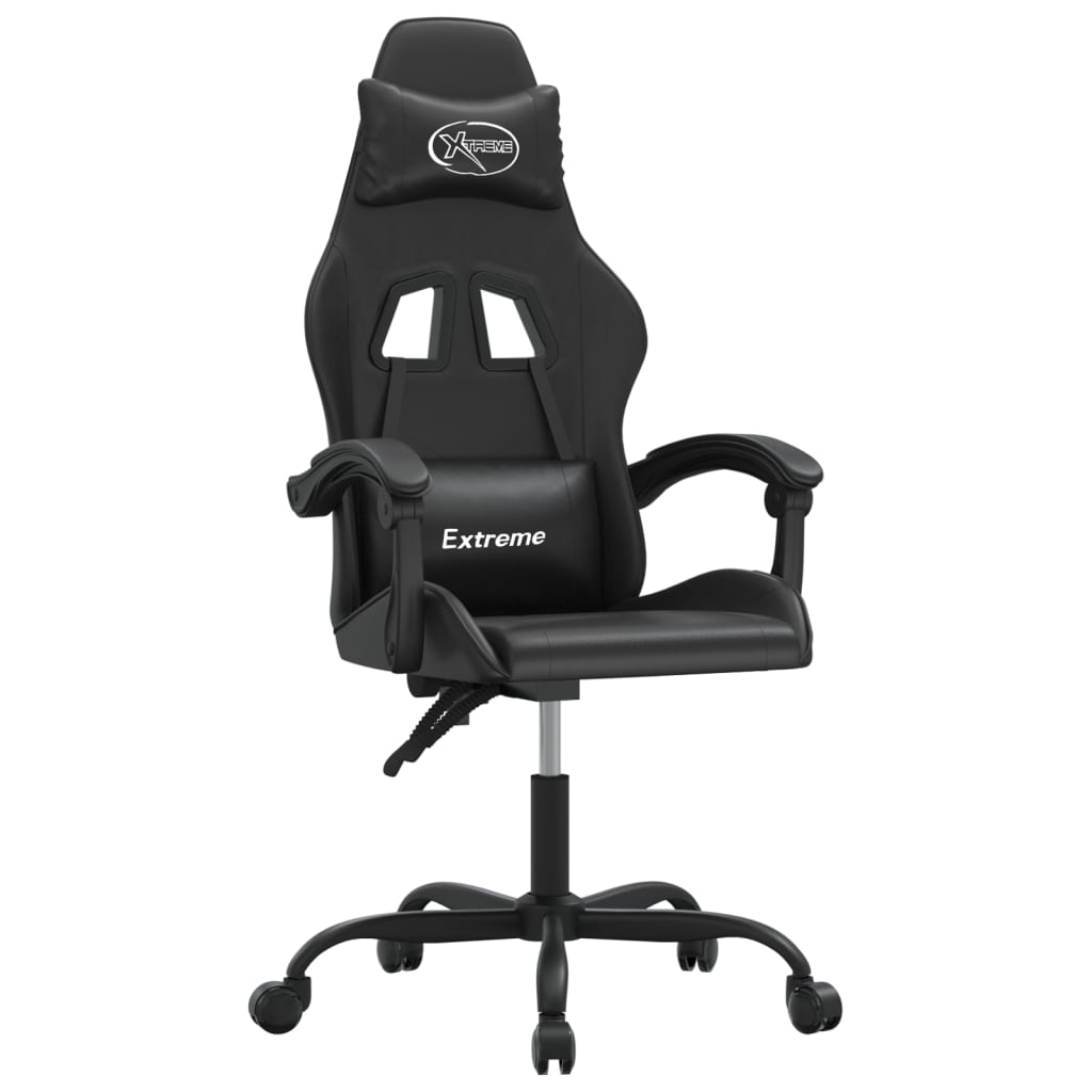 Gaming-Stuhl Schwarz und Golden Kunstleder