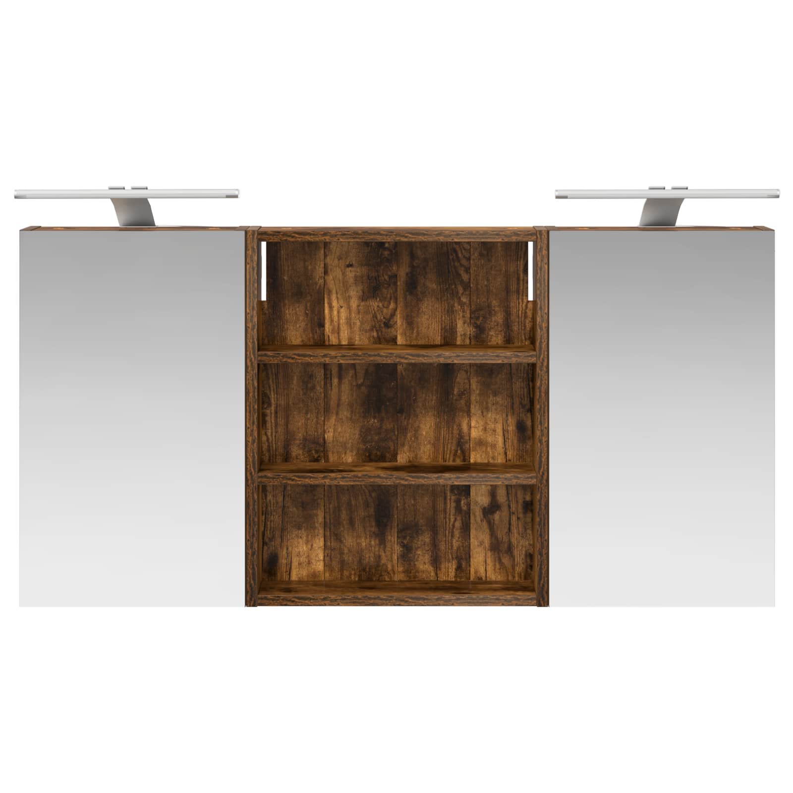 Badezimmerschrank-Set 3 pcs 80 x 10,5 x 50 cm Holzwerkstoff