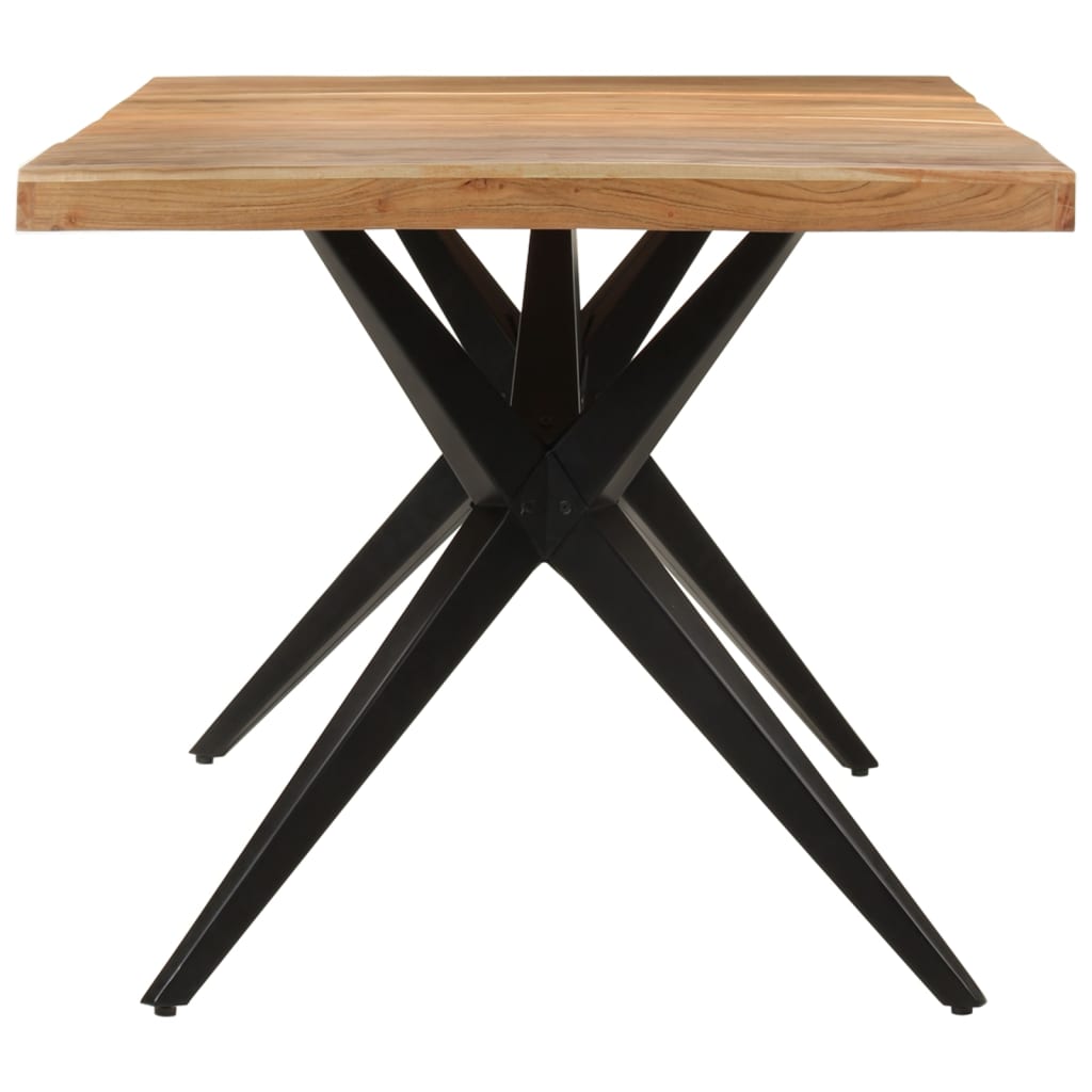 Esstisch 160x80x76 cm Massivholz Akazie