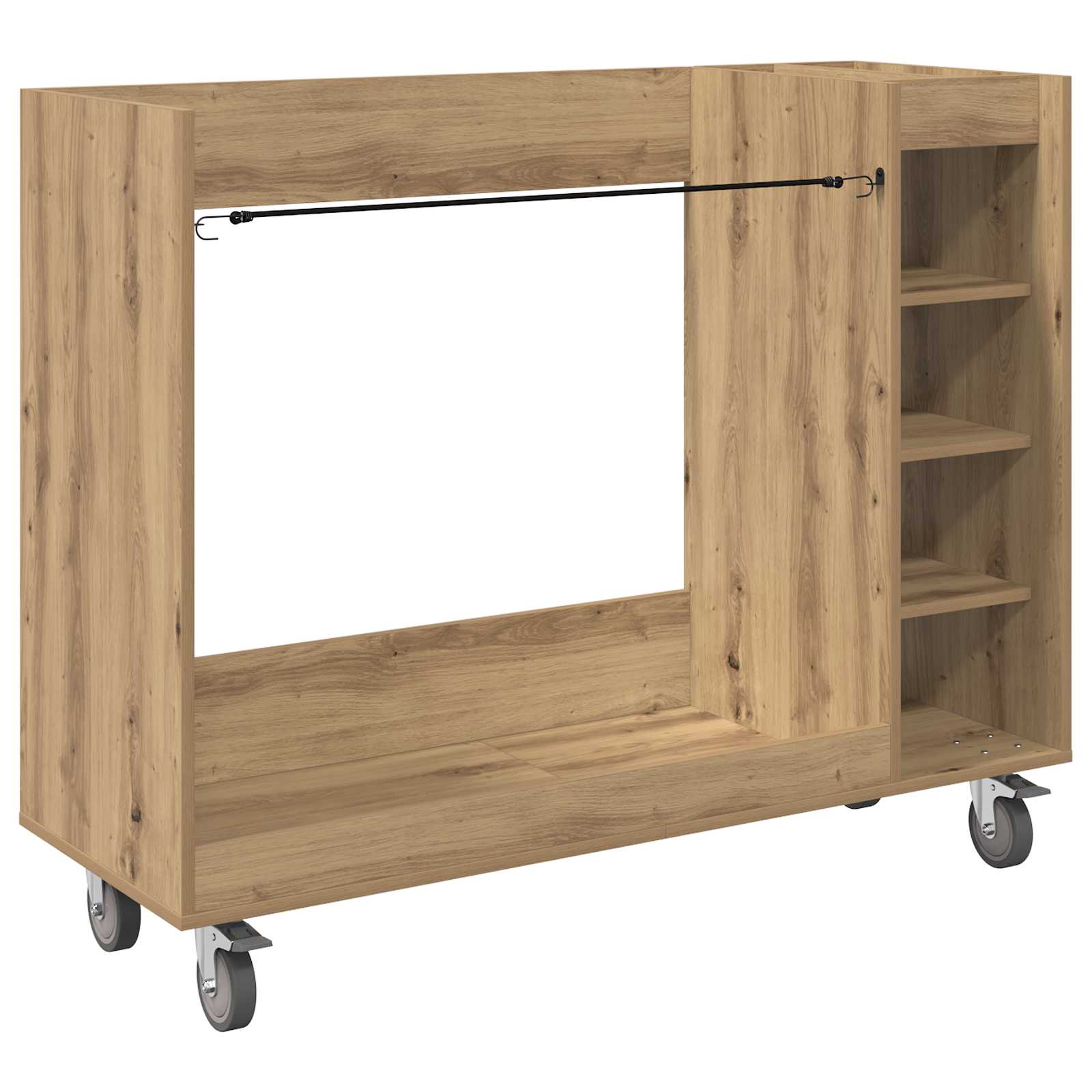 Golf Schrank Mit Rad Uni Weiß 65 x 45 x 98 cm