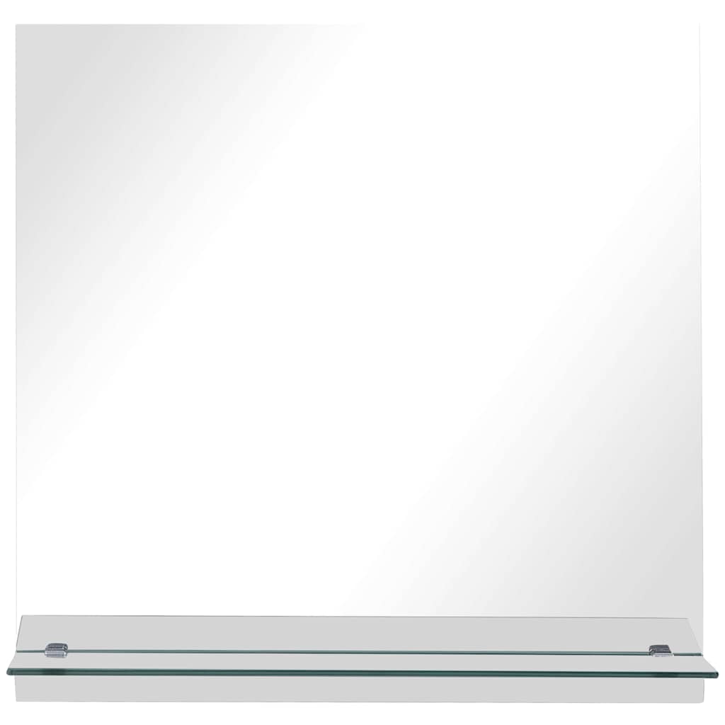 Wandspiegel mit Regal 20×40 cm Hartglas