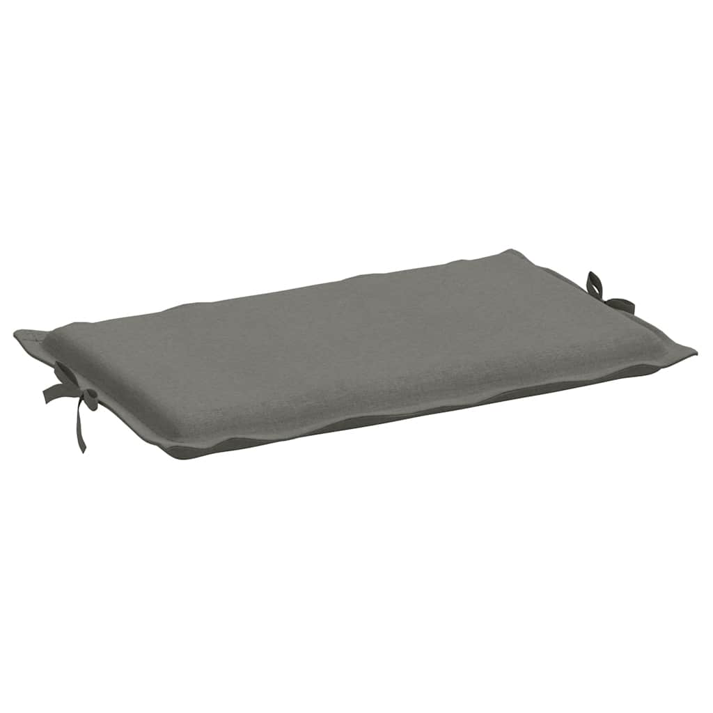 Sonnenliegen-Auflage Melange Anthrazit 186x58x4 cm Stoff