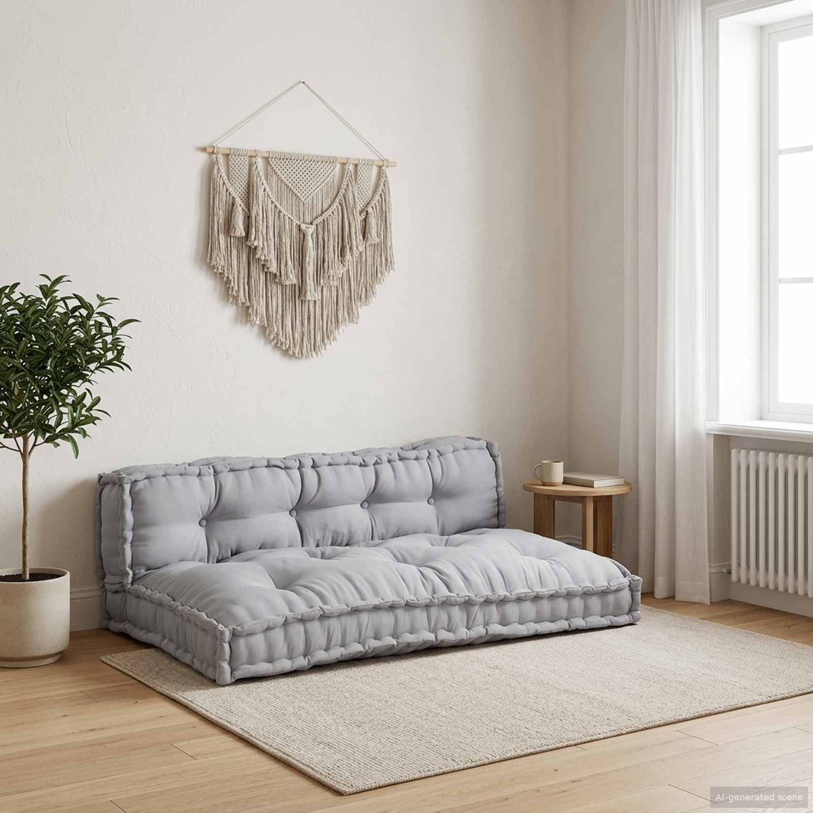 Palettensofa-Auflage Mehrfarbig Stoff Patchwork