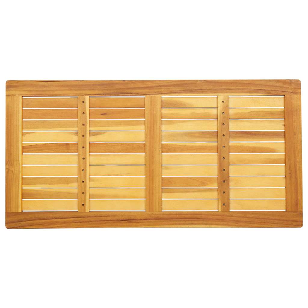 Tischplatte Öl-Natur 80 x 40 x 2 cm Massivholz Akazie