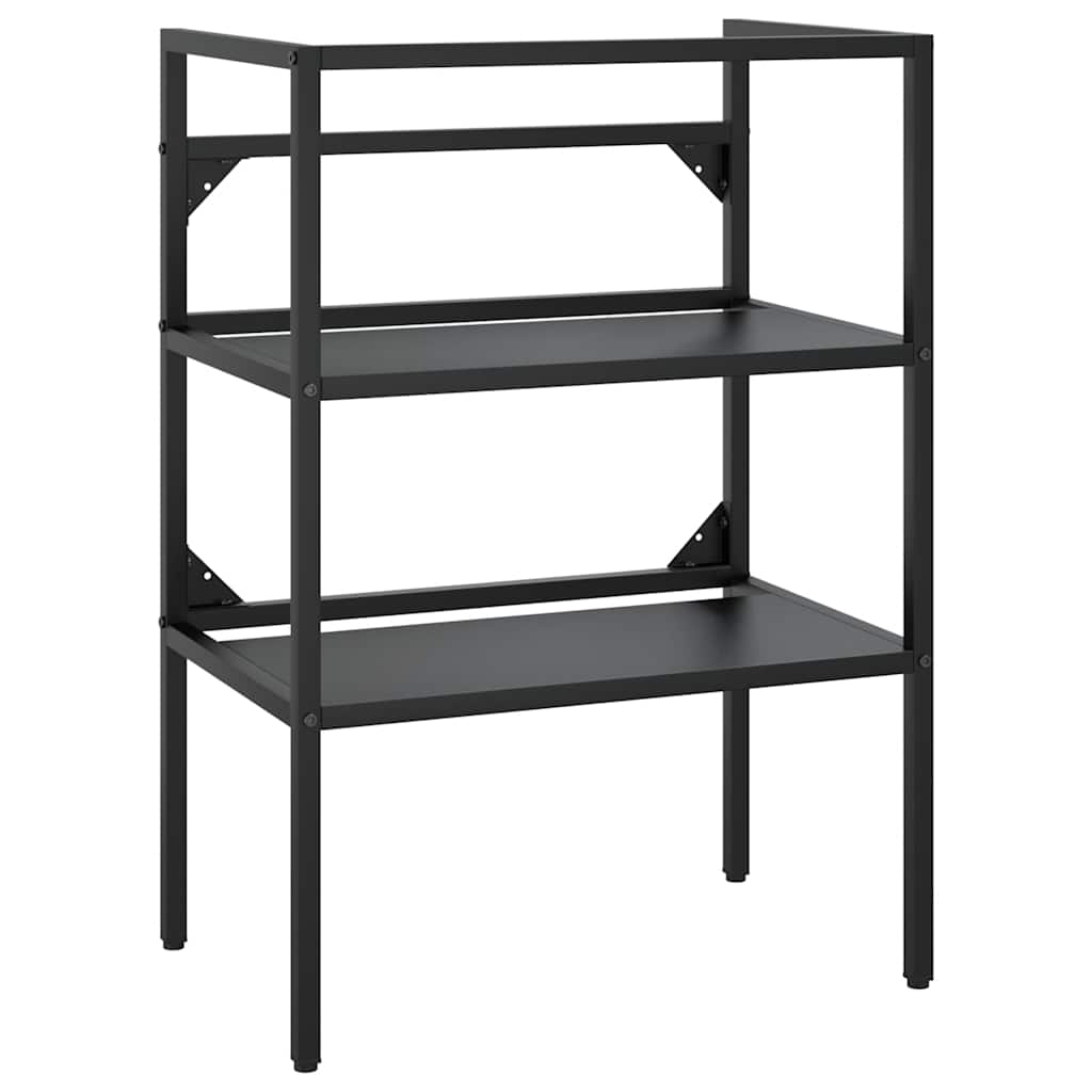 Badezimmer Waschtischgestell Weiß 40x38x83 cm Eisen