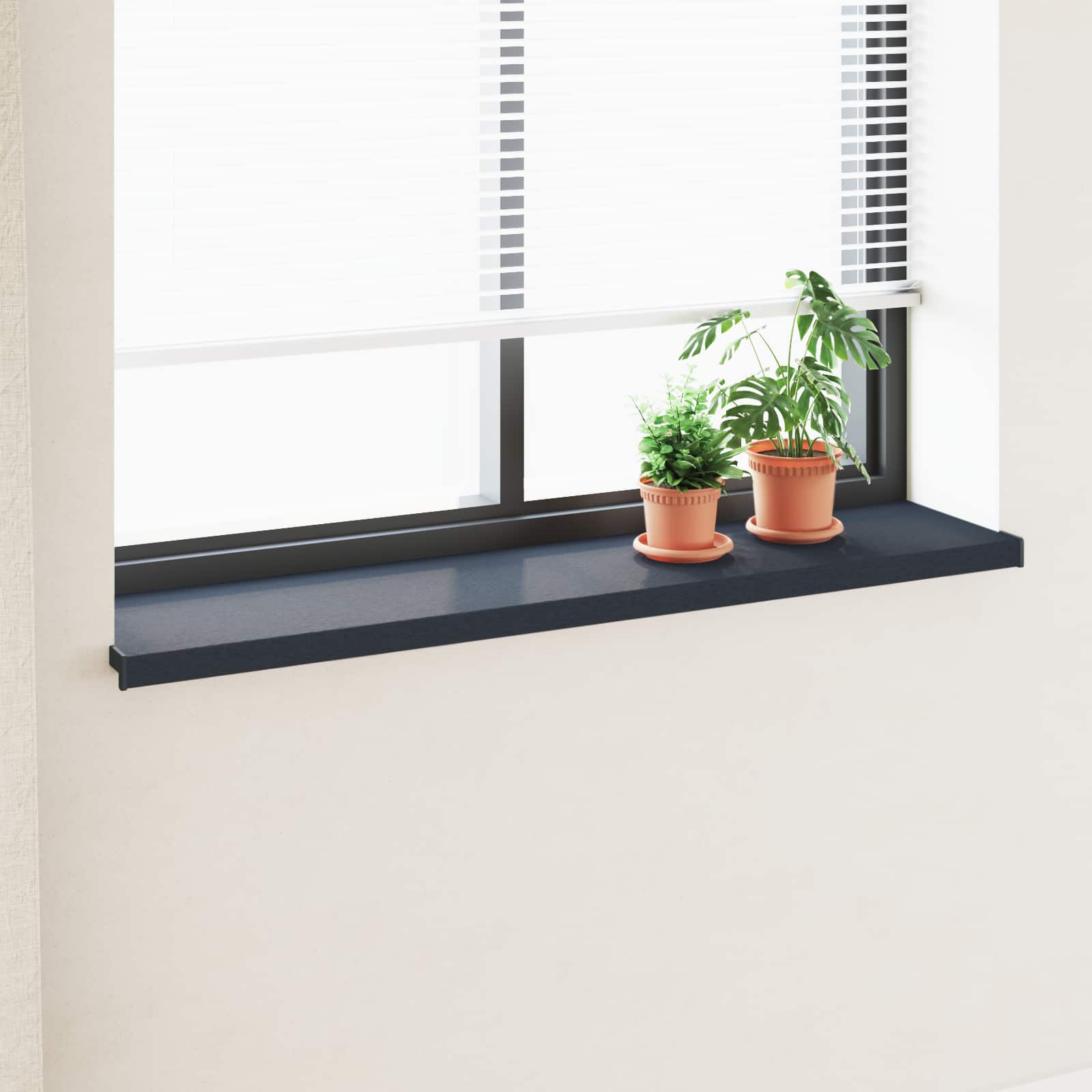 Fensterbank Weiß 60 x 10 x 4,5 cm PVC