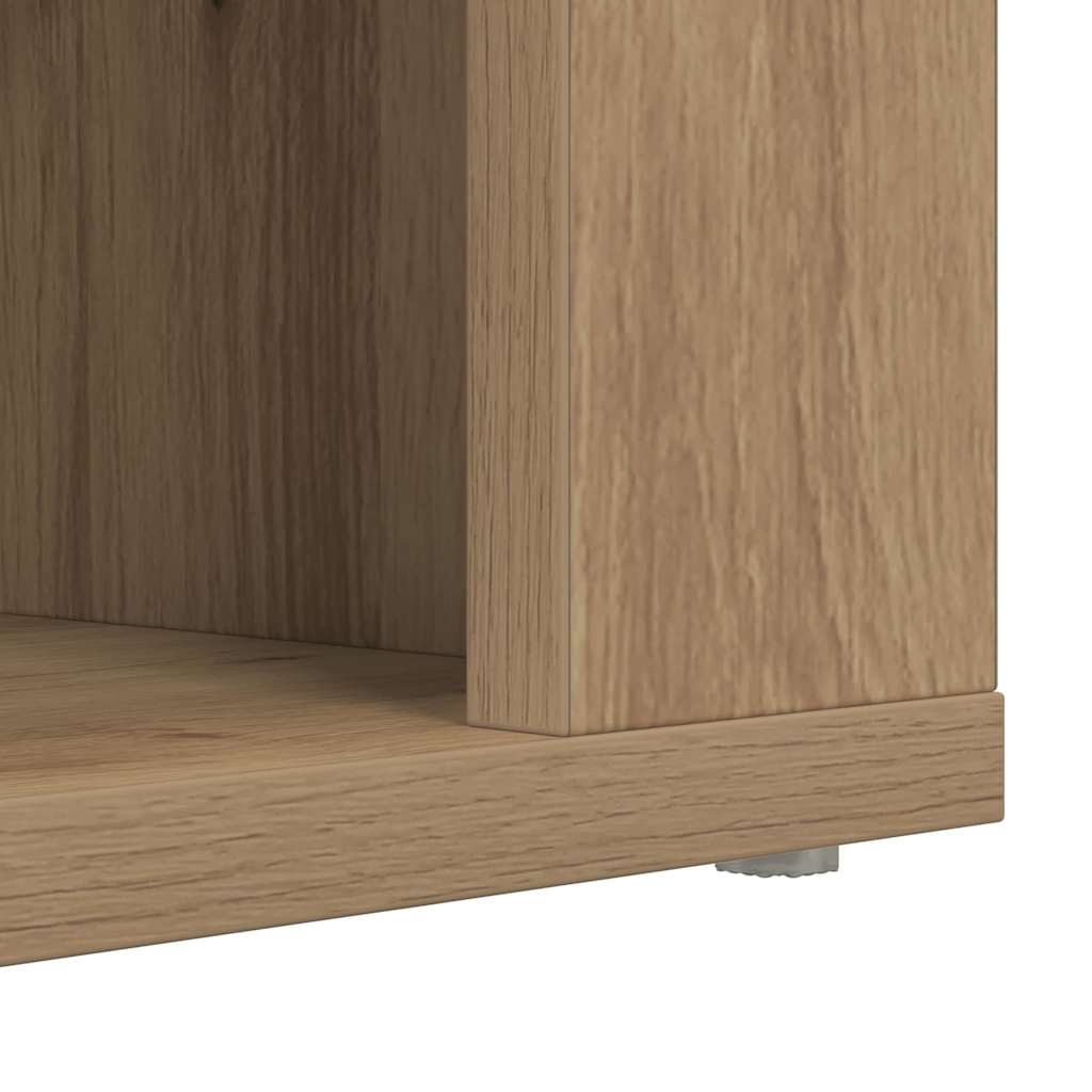 Schuhregal Weiß 75x35x45 cm Holzwerkstoff
