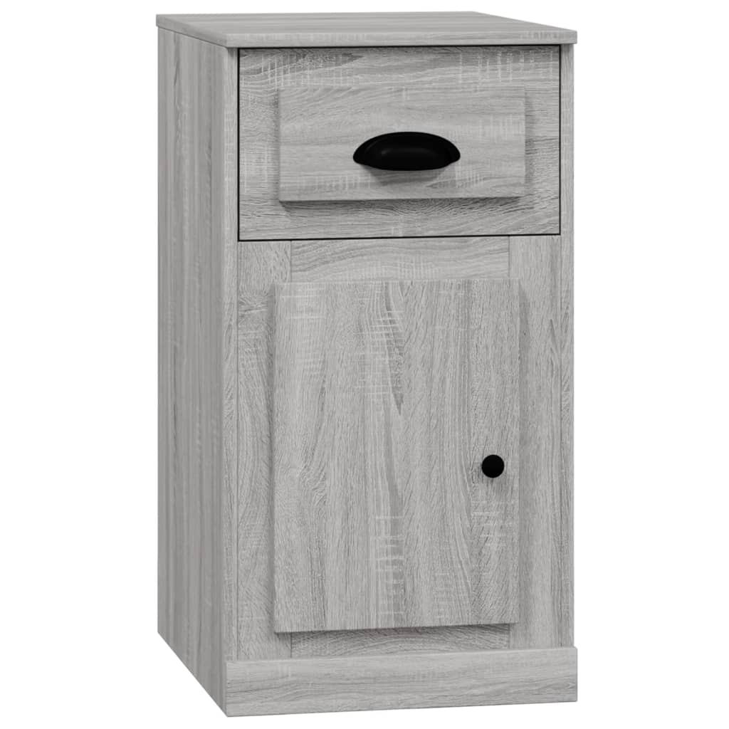 Beistellschrank mit Schublade Weiß 40x50x75 cm Holzwerkstoff