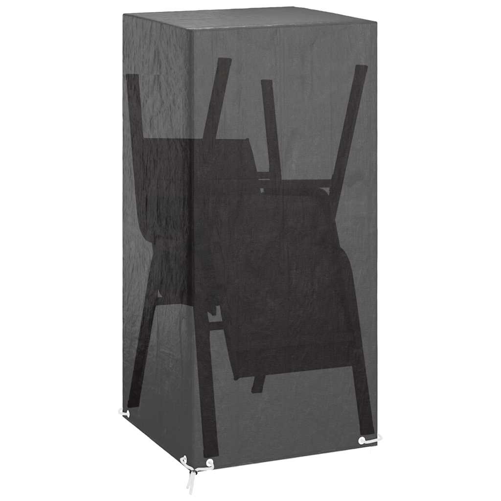Abdeckungen für Gartenstühle 2 Stk. 8 Ösen 65x65x80/120 cm