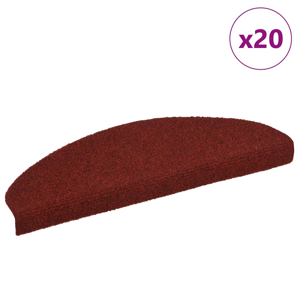 Stufenmatten Selbstklebend 15 Stk. 56x17x3 cm Hellbraun Halbrund