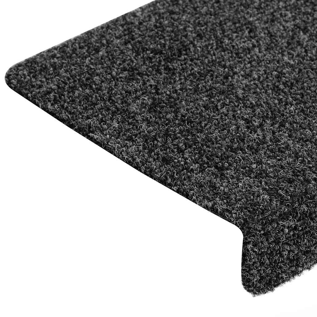 Stufenmatten Selbstklebend 15 Stk. 65x21x4 cm Hellbraun Rechteckiger Rand