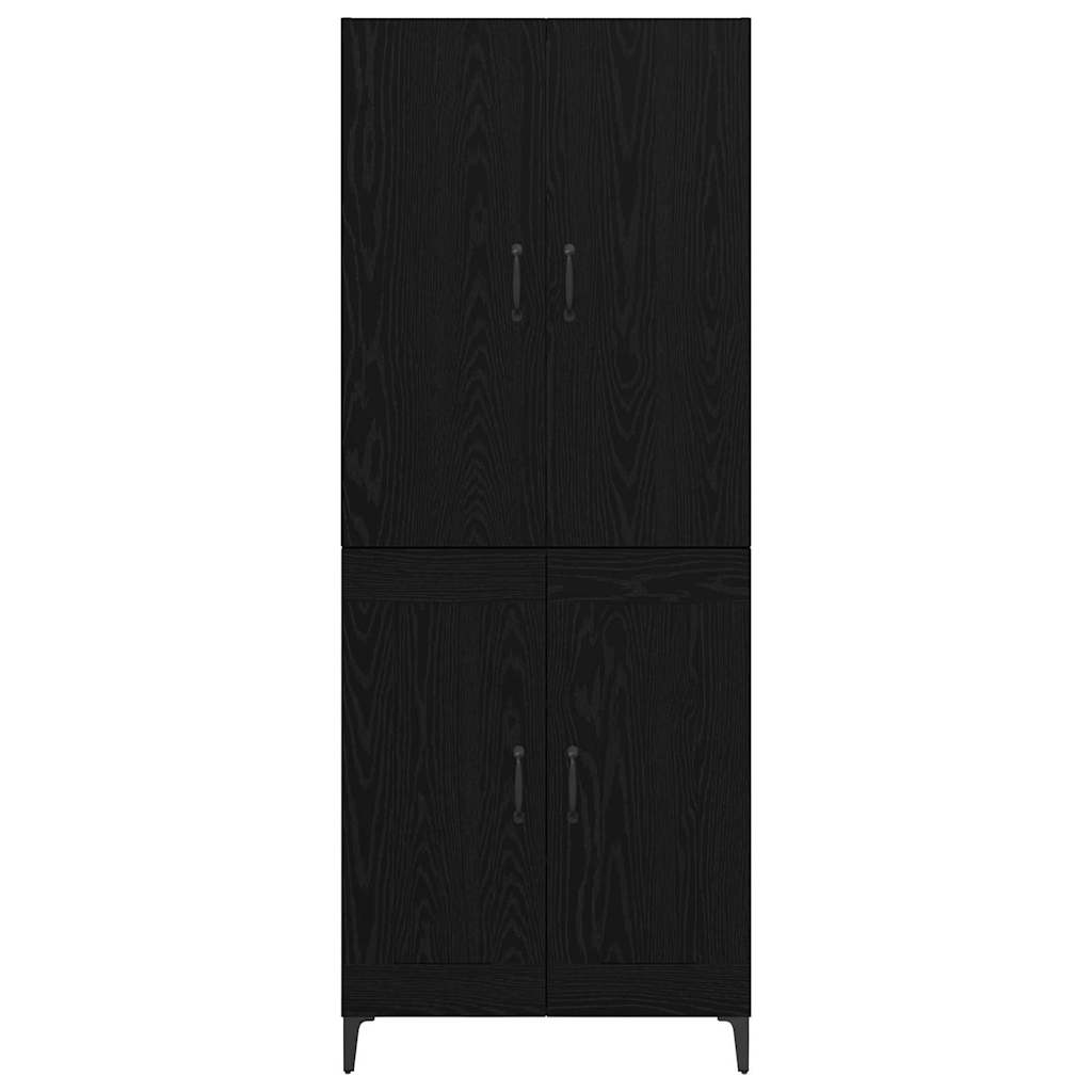 Highboard Altholz 69,5 x 34 x 180 cm Holzwerkstoff