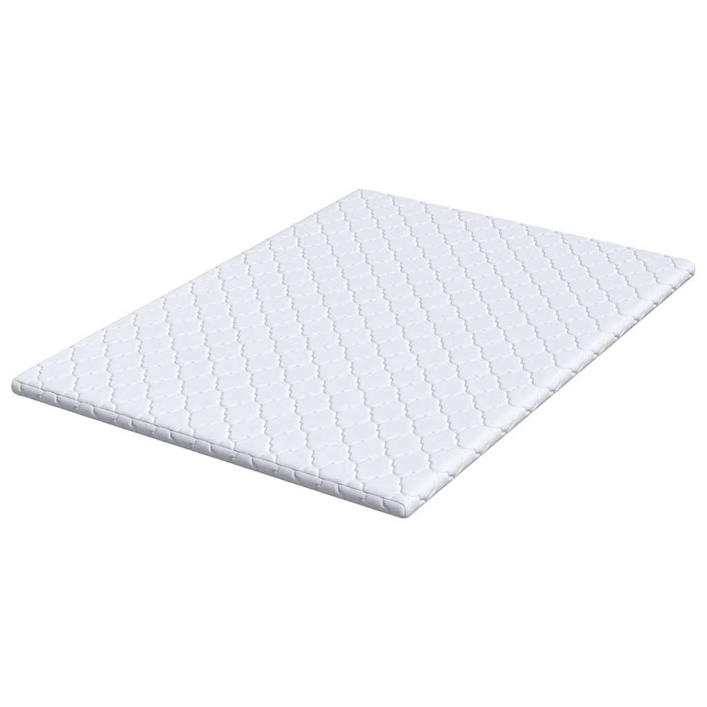 Kokosnuss Topper Weiß 70 x 200 cm Jacquard-Stoff