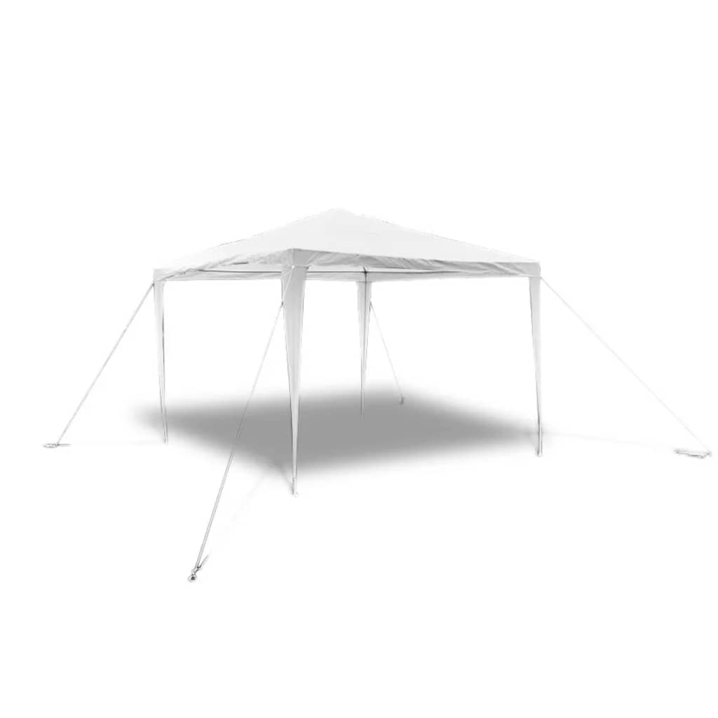 Partyzelt 400 x 300 x 255 cm Rot PE und Stahl
