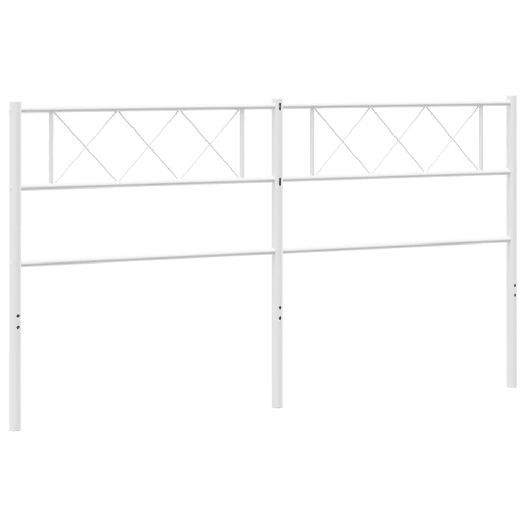 Ersatz-Kopfteil Metall Schwarz 100 cm