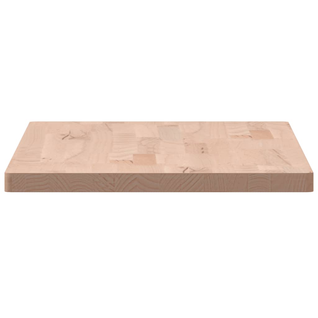 Tischplatte 80x40x1,5 cm Rechteckig Massivholz Buche