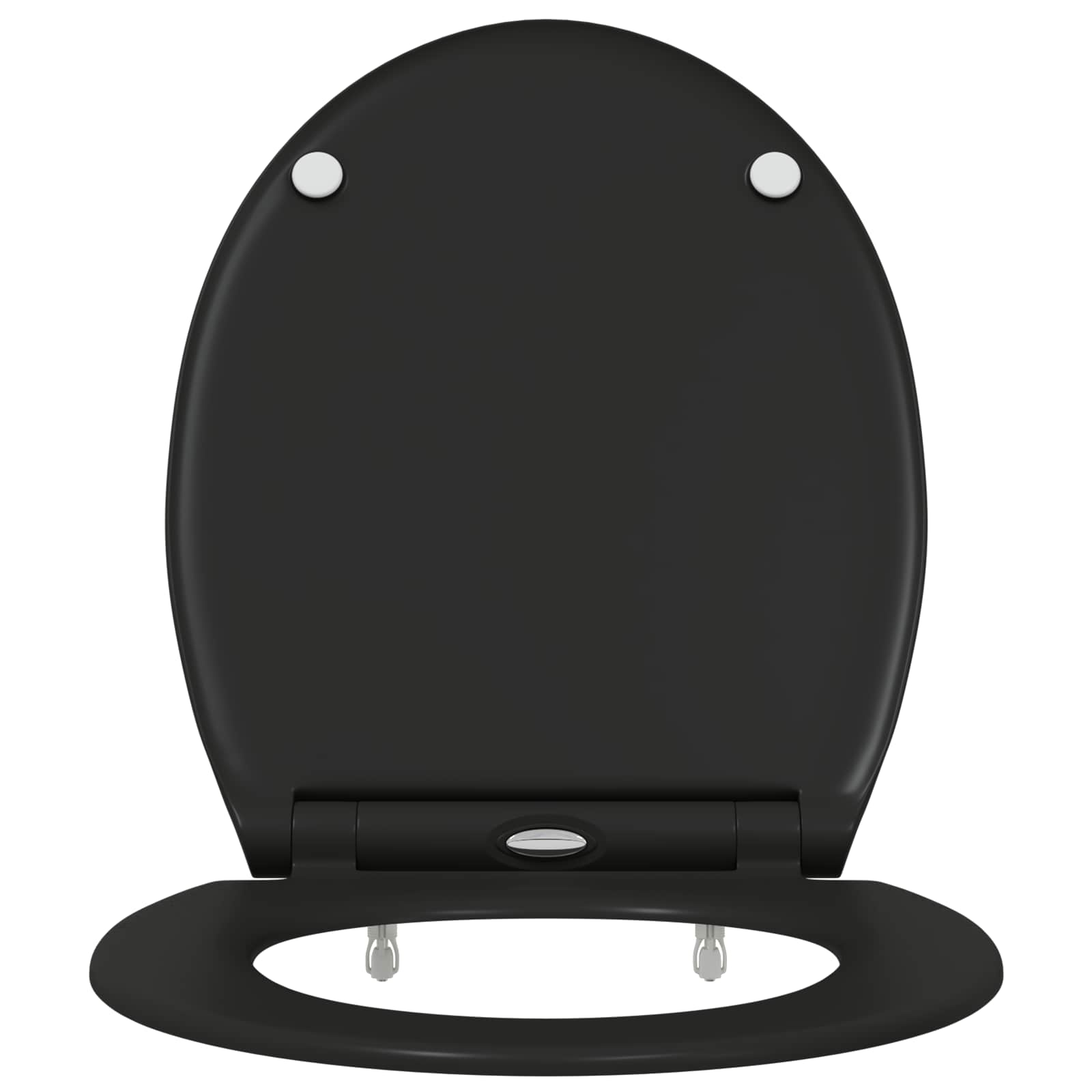 Toilettensitz Anthrazit 45,5 x 37,5 x 3,8 cm Duroplast