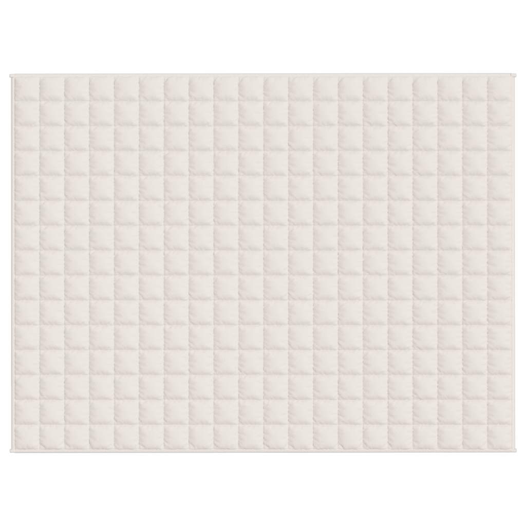 Gewichtsdecke Grau 122x183 cm 5 kg Stoff