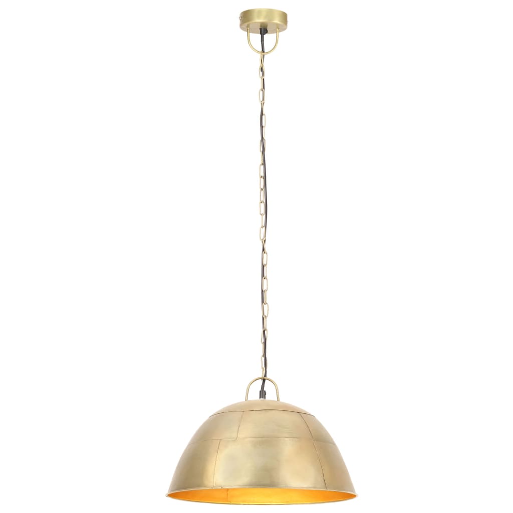 Hängelampe Vintage Industriestil 25 W Silbern Rund 31 cm E27