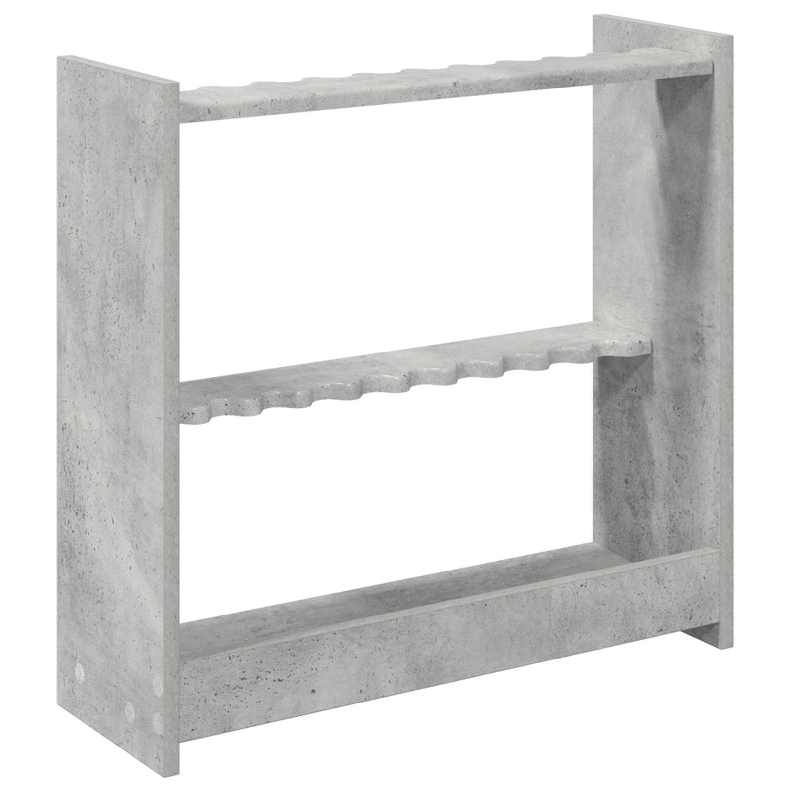 Billardqueue-Ständer Holzwerkstoff 60 x 20 x 57 cm Weiß