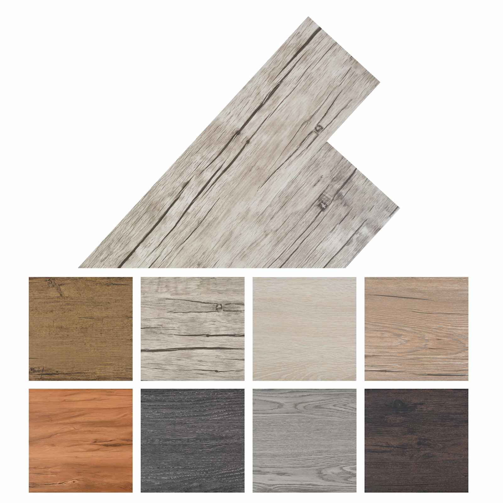 Selbstklebende PVC-Bodenplanken 30,5 x 61 cm 28 pcs PVC