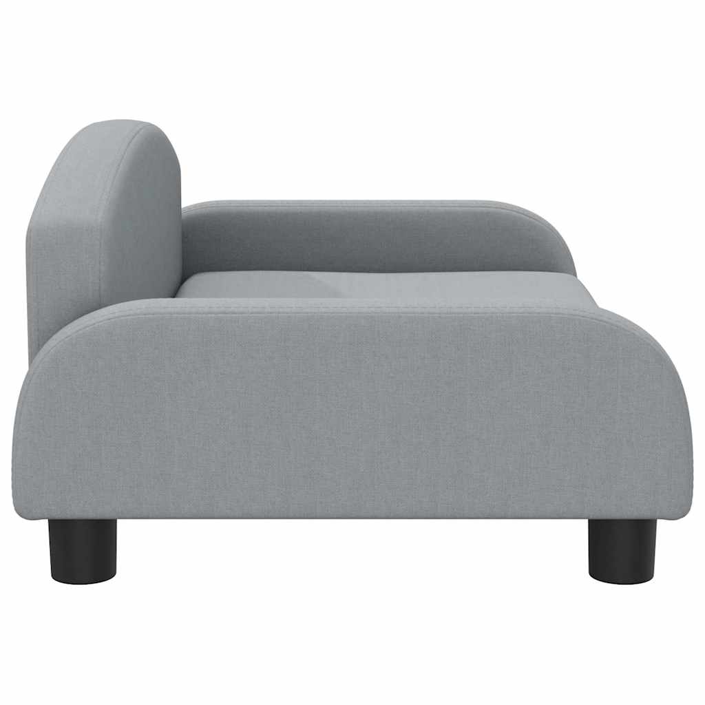 Kindersofa Creme 70x45x30 cm Stoff