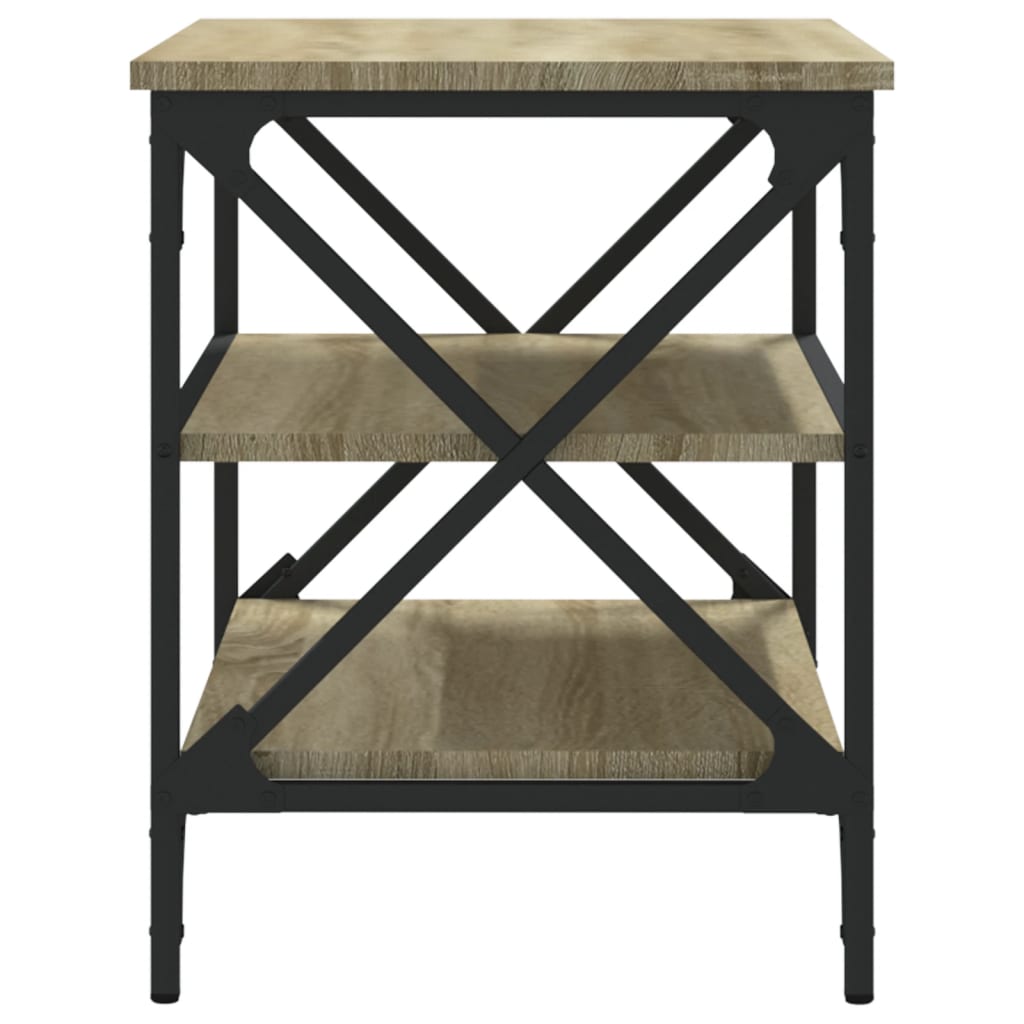 Beistelltisch Schwarz 40x42x50 cm Holzwerkstoff