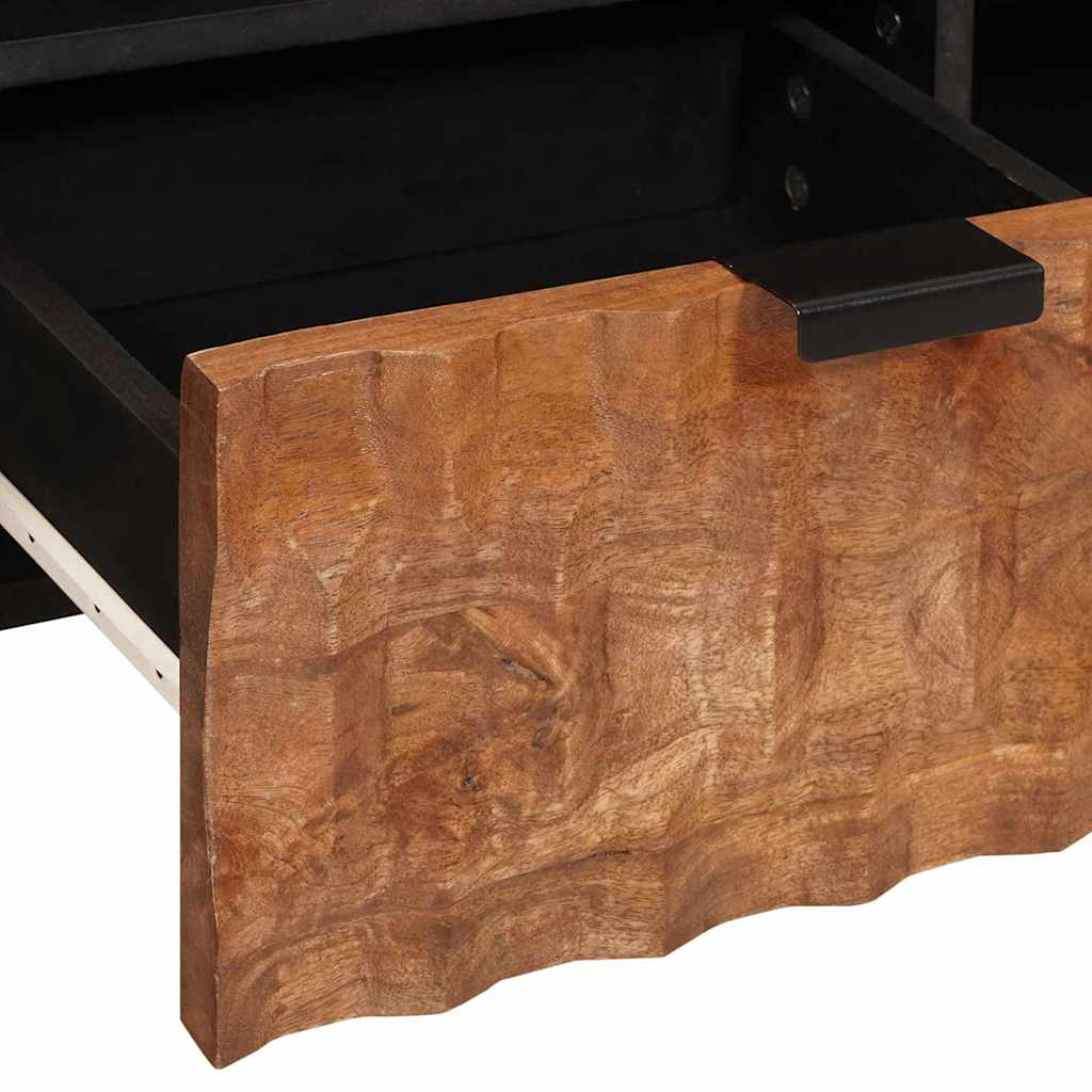 TV-Schränk Weiße gewaschene Oberfläche 100 x 33 x 46 cm