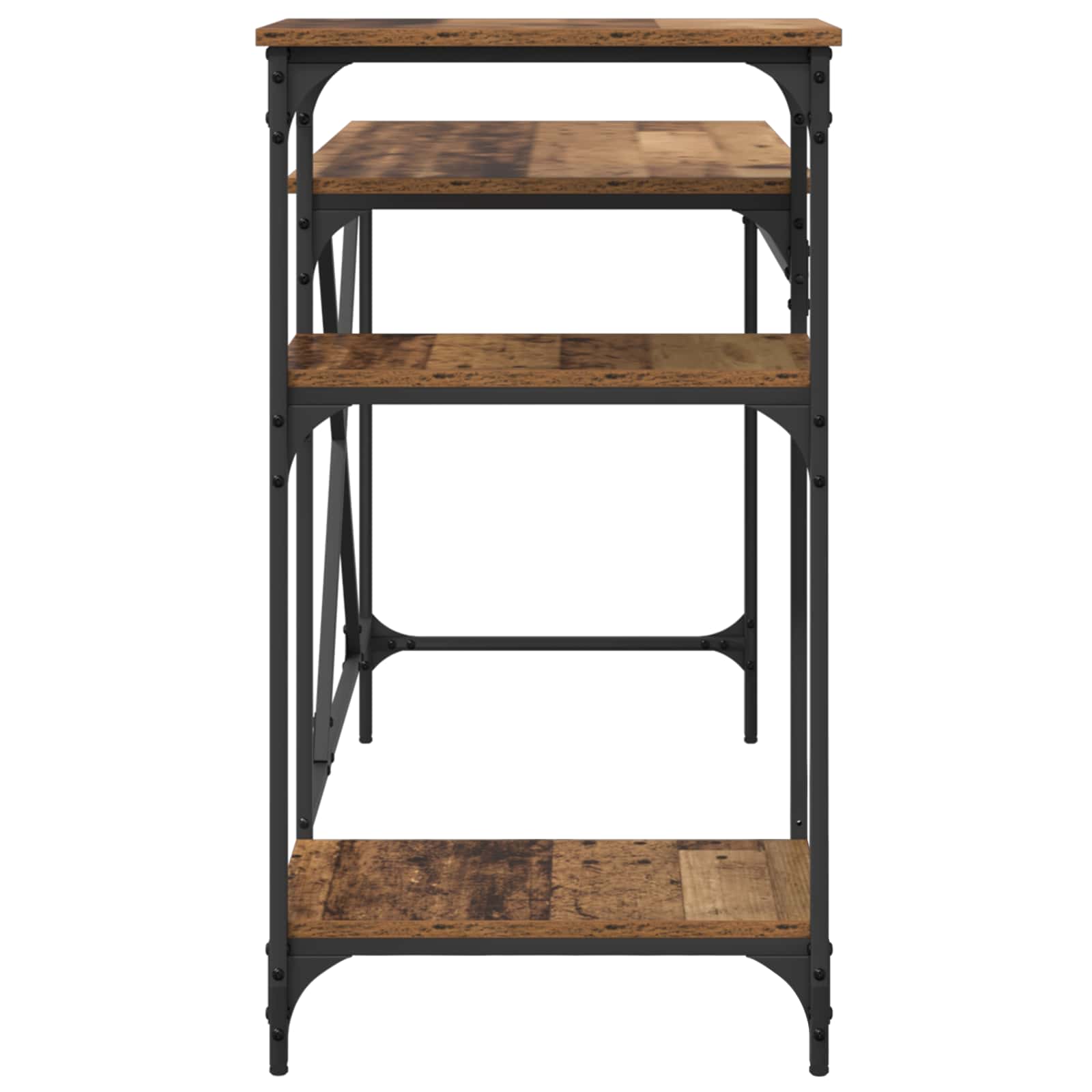 Schreibtisch mit Regal Sonoma-Eiche 135x50x90 cm Holzwerkstoff