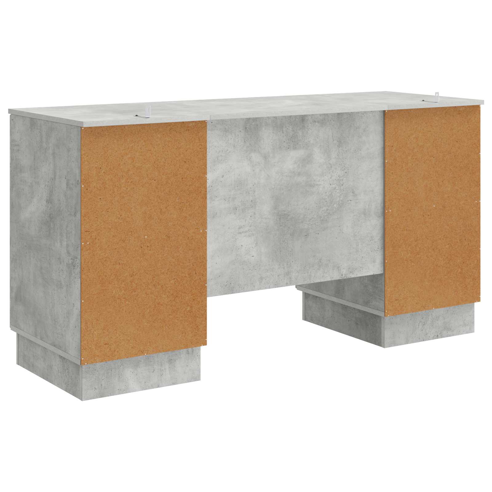Schreibtisch mit Regal Schwarz 142,5 x 50 x 75 cm Holzwerkstoff