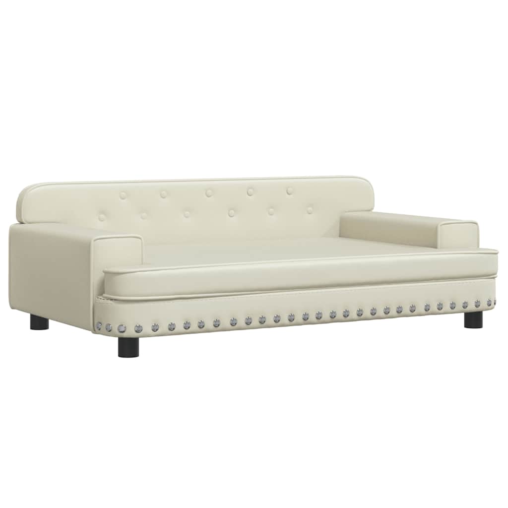 Kindersofa Schwarz 90x53x30 cm Kunstleder