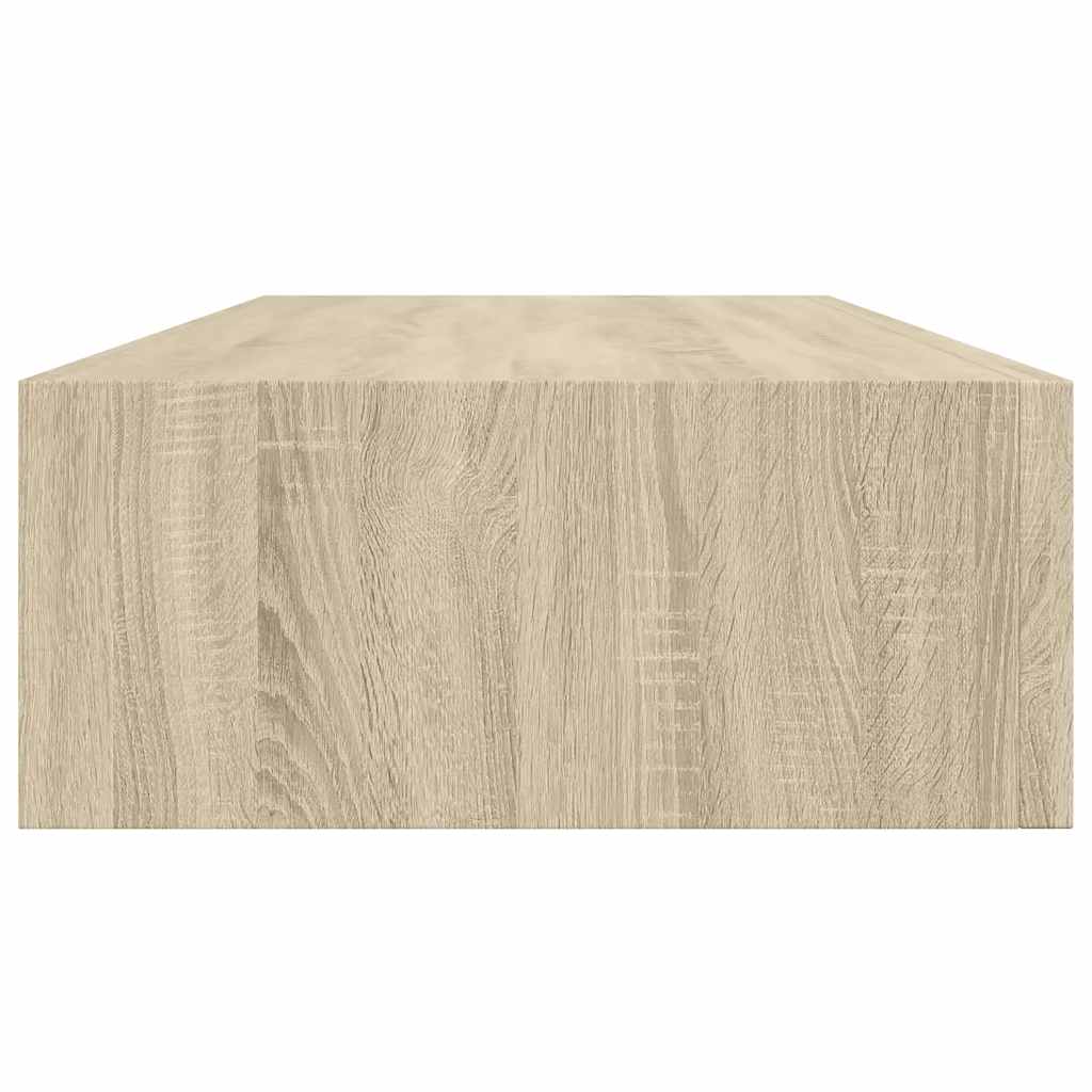 Wandregal mit Schublade Weiß 40x23,5x10 cm MDF
