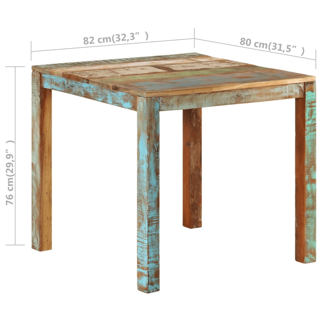 Esstisch Massivholz Mango 82x80x76 cm