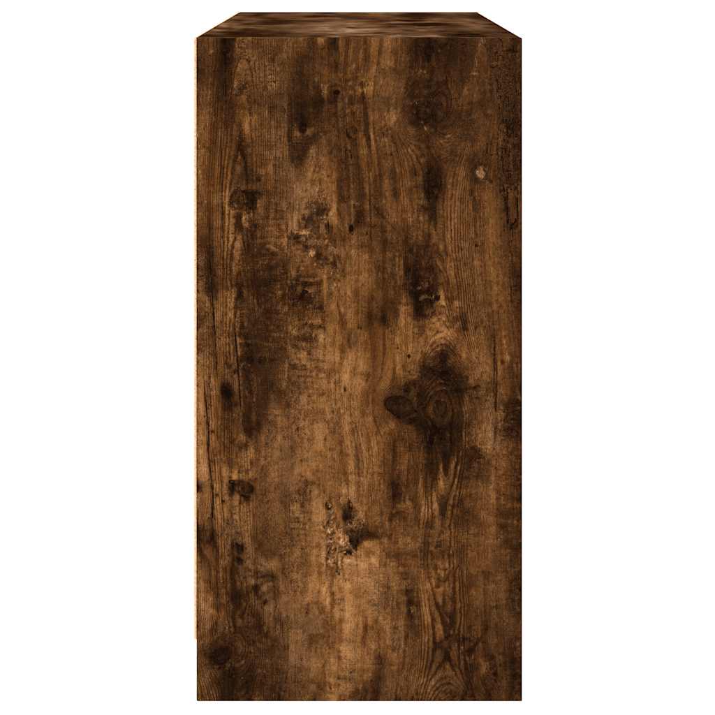 Bücherschrank mit Türen Weiß 204x37x75 cm Holzwerkstoff