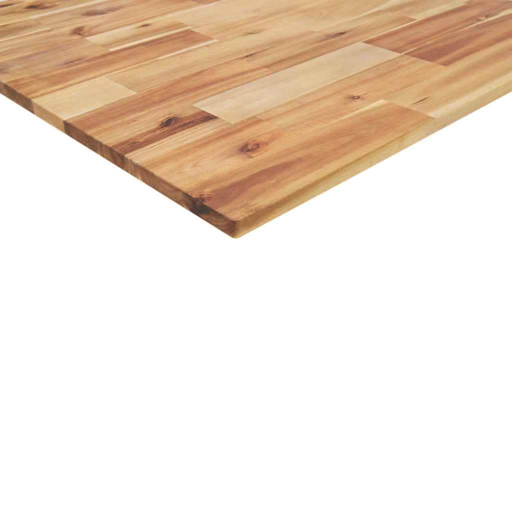 Schreibtischplatte Unbehandelt 60x50x2 cm Massivholz Akazie