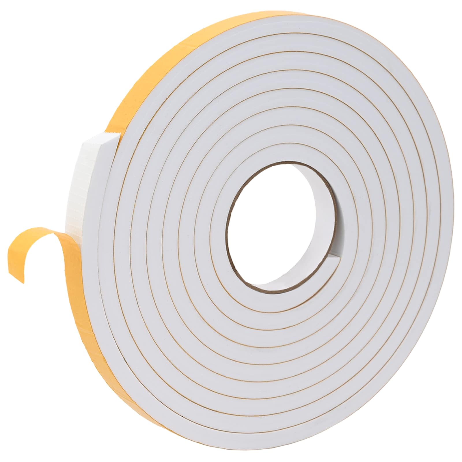 Selbstklebendes Schaumstoffband Schwarz 10mm x 10m CR-Schaum