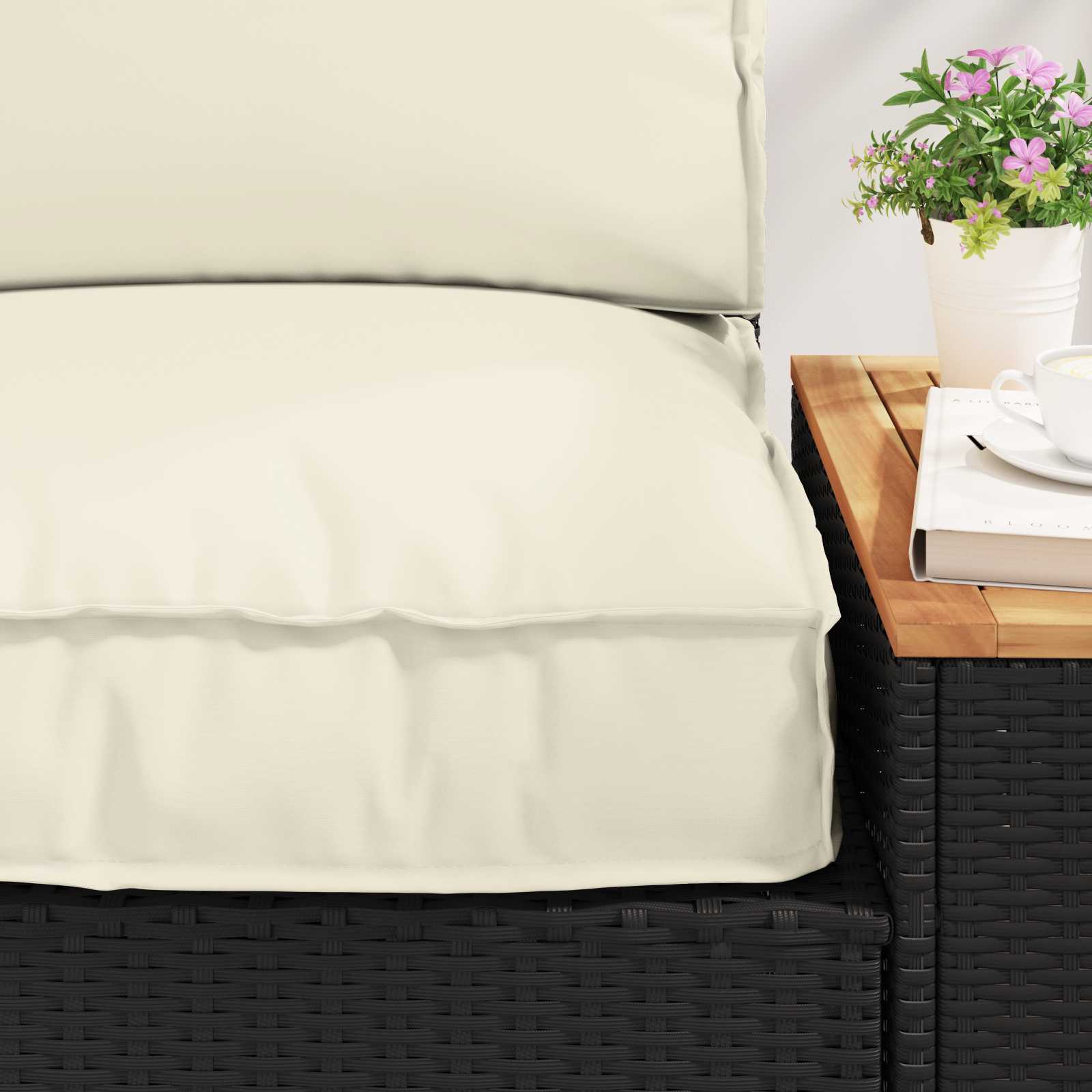 Palettenkissenset 2 pcs Anthrazit Oxford-Stoff
