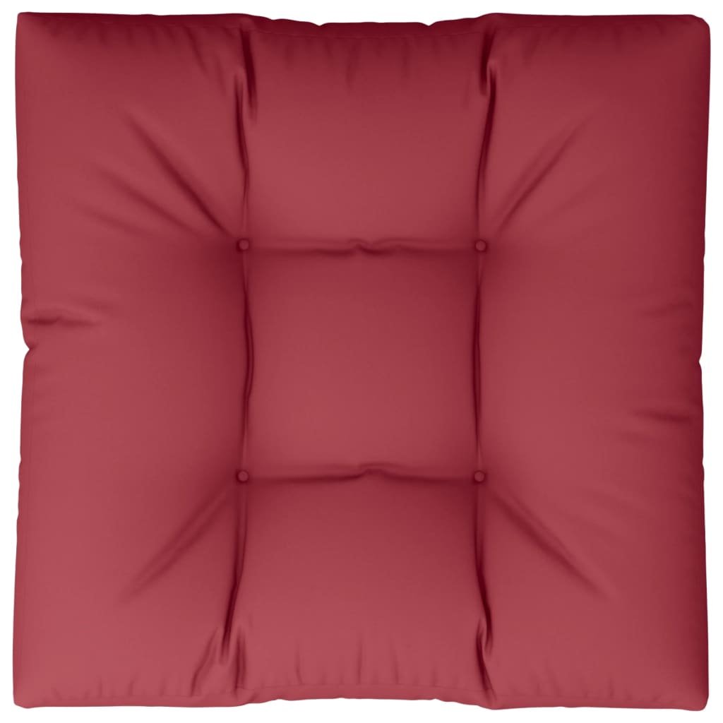 Palettenkissen Anthrazit 50x50x12 cm Stoff